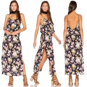 NWT Auguste Dusk Backless Split Maxi Dress Size 8